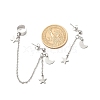 Moon and Star Alloy Asymmetrical Earrings EJEW-JE04888-02-5