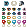 GOMAKERER 40 Sets 10 Colors Plastic Doll Craft Eyes DIY-GO0001-72-1