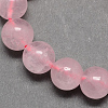 Natural Rose Quartz Bead Strands X-G-R173-14mm-04-1