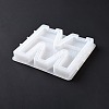 Letter-shaped Food Grade Money Box Silicone Molds DIY-D072-01GP-03-5