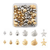 96Pcs 12 Style 304 & 316 Stainless Steel Pendants STAS-PJ0001-43-9