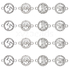 SUNNYCLUE 32Pcs 4 Styles Alloy Crystal Rhinestone Connector Charms FIND-SC0007-40-1