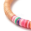 Handmade Polymer Clay Heishi Beads Stretch Bracelets Set BJEW-JB07364-13