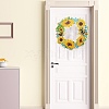 Sunflower Wreath with Bees DIY Diamond Painting Display Kits PW-WG006BE-01-3