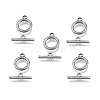 201 Stainless Steel Toggle Clasps STAS-N099-36-2