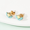 304 Stainless Steel Stud Earrings EJEW-Z089-37A-G-1