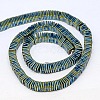 Electroplate Non-magnetic Synthetic Hematite Heishi Beads Strands G-J171A-3x3mm-04-3