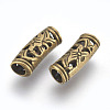 Tibetan Style Alloy Tube Beads PALLOY-F133-17AB-2