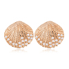 Chic Zinc Alloy Shell Shape Stud Earrings FH5458-5