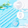 5 Strands Transparent Teardrop Glass Beads Strands GLAA-TA0004-21B-5