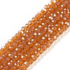 Electroplate Glass Beads Strands EGLA-A034-T6mm-A19-1