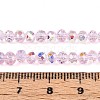 Transparent Glass Beads Strands EGLA-N016-4mm-04-4