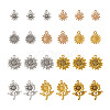 Elecrelive 100Pcs 10 Style Alloy Pendants FIND-EL0001-02-3