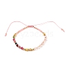 Adjustable Nylon Thread Braided Bead Bracelets BJEW-JB05593-02-1