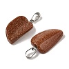 Synthetic Goldstone Pendants G-B127-01P-08-2