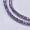 Electroplate Glass Beads Strands LS-GLAA-F076-FR10-3