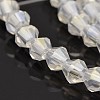 Faceted Bicone Electroplate Glass Beads Strands EGLA-P016-4mm-AB01-3