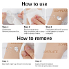 10Pcs Transfer Sticker Proof Removable Temporary Tattoos Stickers DIY-SP0003-65B-06-4