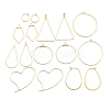 DIY Brass Earring Jewerly Making Findings Kits KK-XCP0001-77-1