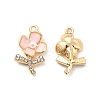 Alloy Rhinestone Enamel Pendants ENAM-K020-02B-1