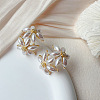 Sweet Shell Pearl Daisy Stud Earrings ZH3282-1