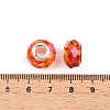 Baking Paint Transparent Glass European Beads GPDL-N004-C14mm-A02-3