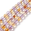 Natural Amethyst and Natural Citrine Beads Strands G-E044-01-1