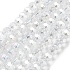 Electroplate Glass Beads Strands EGLA-R016-8mm-25-2