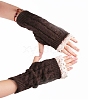 Acrylic Fiber Yarn Knitting Fingerless Gloves COHT-PW0002-05E-1