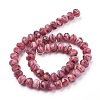 Handmade Lampwork Beads Strands LAMP-F014-G-2