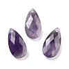 Natural Amethyst Pendants G-H007-08B-1