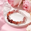 Gemstone Stretch Bracelet BJEW-JB11012-07-2