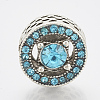 Alloy Rhinestone European Beads MPDL-Q209-058AS-01-1