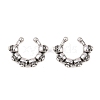 316 Stainless Steel Hoop Nose Rings AJEW-C044-05E-AS-4
