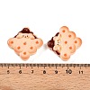 Opaque Resin Decoden Cabochons RESI-N039-126-3