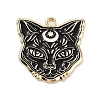 Alloy Enamel Pendants PALLOY-P301-01E-G-1