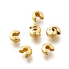 304 Stainless Steel Crimp Beads Covers STAS-P239-34G-04-1