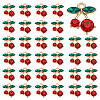 32Pcs Rack Plating Alloy Rhinestone Pendants FIND-ME0002-42-1