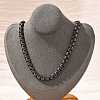 304 Stainless Steel Box Chain Necklaces for Women Men NJEW-A033-05AS-1