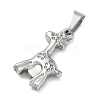 304 Stainless Steel Pendants STAS-B141-01A-P-2