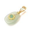 Natural Stone Pendants G-T151-03-3