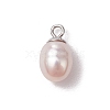 Natural Cultured Freshwater Pearl Rice Charms PALLOY-JF03361-2