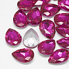 Pointed Back Glass Rhinestone Cabochons RGLA-T081-18x25mm-09-1