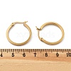 201 Stainless Steel Hoop Earrings EJEW-P304-14B-G-5