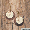 Alloy Dangle Earrings WG4ACD3-01-3