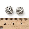 10mm Brass Crystal Rhinestone Beads KK-S519-01C-P-3