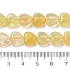 Natural Yellow Fluorite Beads Strands G-H005-C13-01-5