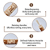 Wood Decorative Pattern Rolling Pin AJEW-WH0596-430B-4