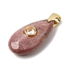 Natural Rhodonite Pendants LS-G-C282-02F-2