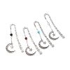 Tibetan Style Alloy Hook Bookmarks AJEW-JK00194-1